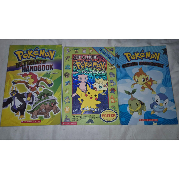 Pokemon Lot 3 : Ultimate Handbook The Official, The Ultimate and Sinnoh - Picture 1 of 5